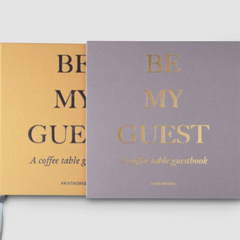 PRINTWORKS BE MY GUEST A COFFEE TABLE GUESTBOOK