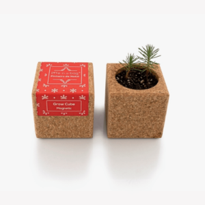 PLUTENA KOCKA S MAGNETOM ZA UZGOJ BOŽIĆNOG DRVCA