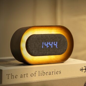 Gingko Design, Lumos dizajnerski alarm sat oval orah