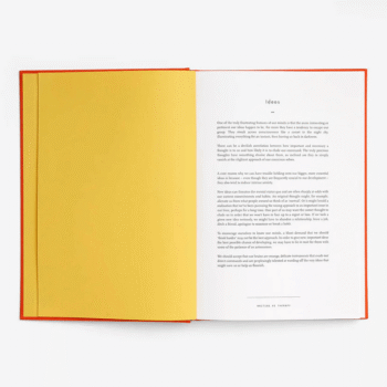 The School of Life, Notes za Ideje