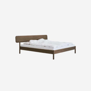  Rye, Alken - Okvir kreveta od masivnog drva (Smoked Oak)