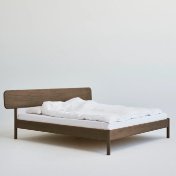 Rye, Alken - Okvir kreveta od masivnog drva (Smoked Oak)