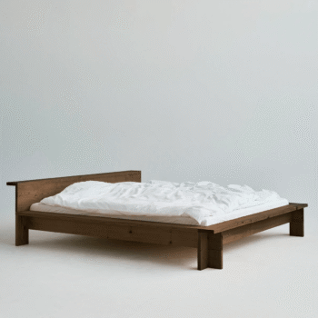 Rye, Hem - Okvir kreveta od masivnog drva (Smoked Oak)
